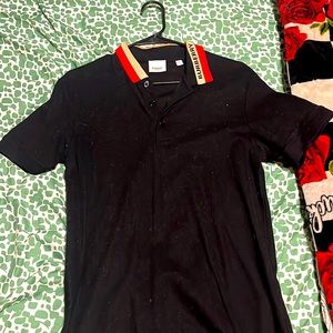 Burberry polo t shirt.